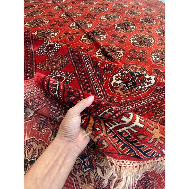 Turkmen Tekke Living Area Rug For Sale - Image 9 of 9