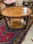 Wood Two Tier Oval Walnut Side Table For Sale - Image 7 of 9