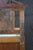 Antique Edwardian Walnut Neoclassical Inlaid Washstand Cabinet With Marble Top & Mirror For Sale - Image 14 of 18