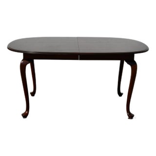 1979 Georgian Court Dining Table Attributed to Ethan Allen For Sale