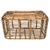 French Riviera Bamboo Rattan Basket Container, Italy, 1960s For Sale - Image 9 of 9