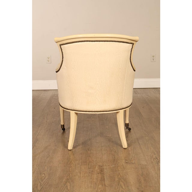 Henredon French Directoire Style Painted Armchair For Sale - Image 15 of 18