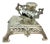 Openwork Silver Inkwell with Pen Holder For Sale
