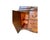 Vintage 1950 Petite Mahogany Breakfront China Hutch For Sale - Image 9 of 14