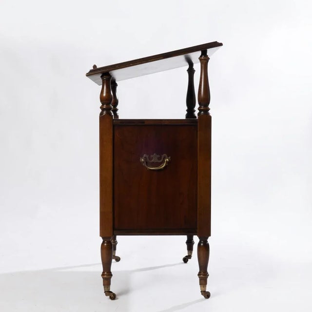 English Vintage Brandt Cherry Book Stand For Sale - Image 3 of 6