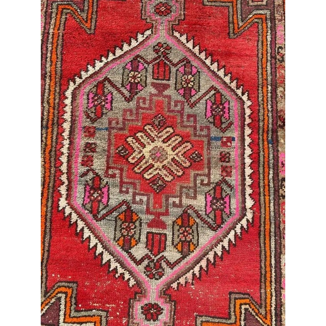 Vintage Rustic Wool Hamadan Rug, 1950s For Sale - Image 4 of 18