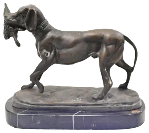 English Bronze Dog Casting Statue