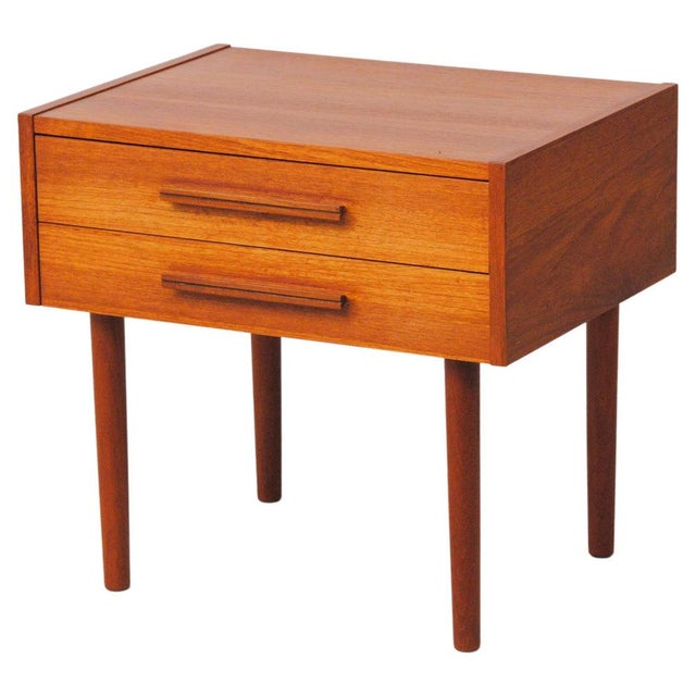 Wood Fully Restored Danish Teak Chest of Drawers, 1960s For Sale - Image 7 of 7