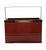 An elegant magazine rack/bottle holder made entirely from thick, Hermes orange acrylic with a gloss finish and details...