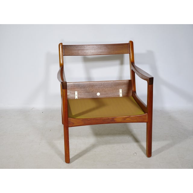 Brown Mid-Century Senator Lounge Chairs in Teak by Ole Wanscher for France & Son, 1960s, Set of 2 For Sale - Image 8 of 12