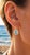 Not Yet Made - Made To Order Art Nouveau Topaz Flower and Leaf Drop Earrings, Silver, Gold, Pair For Sale - Image 5 of 6