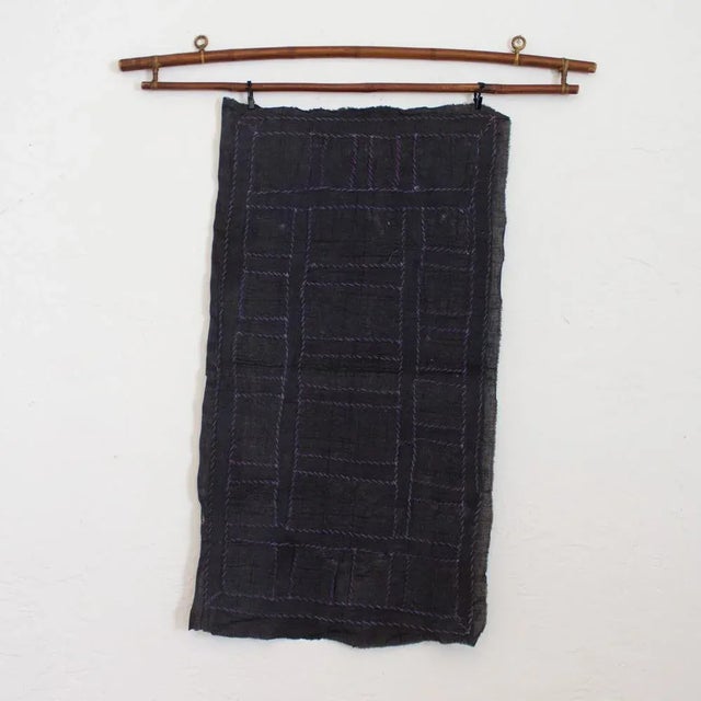 Vintage Embroidered Indian Textile of Patchwork Kantha Scraps For Sale - Image 6 of 9