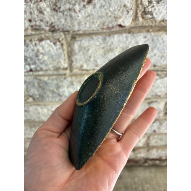 Vintage Solid Bronze Ring Dish For Sale - Image 10 of 11
