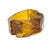 Orange Vintage Art Deco Carved Bakelite and Paste Hinged Cuff, 1930s For Sale - Image 8 of 14