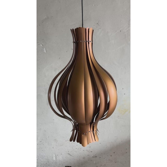 Metal Onion Pendant Lamps by Verner Panton, Set of 3 For Sale - Image 7 of 15