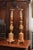 Neoclassical 18th Century Neoclassical Painted & Gilded Candlesticks with Hoof Feet - a Pair For Sale - Image 3 of 12