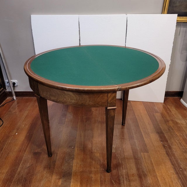 Directoire Wooden Gaming Table, France, 1800s For Sale - Image 6 of 18