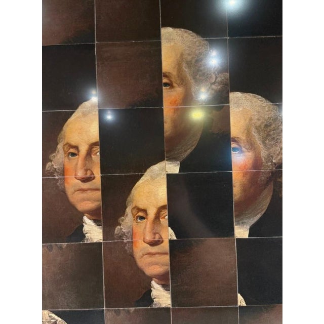 2000 - 2009 "Four Georges" #1/5 — Framed Collage, Herbert Simon 2008 For Sale - Image 5 of 10