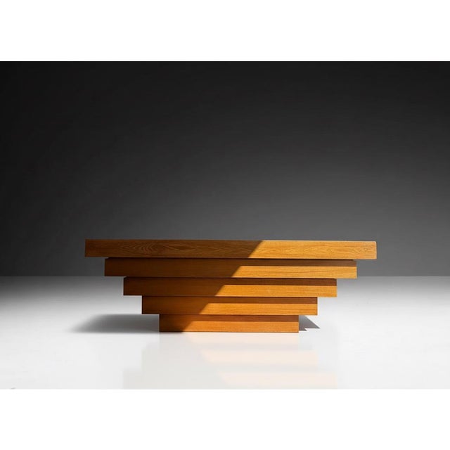 Sculptural Wooden Counter or Bar, Italy, 1970s For Sale - Image 4 of 6