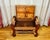 Wood Late 19th Century Victorian Carved Oak Upholstered Storage Bench by Clark, Hunsiker & Co. For Sale - Image 7 of 13