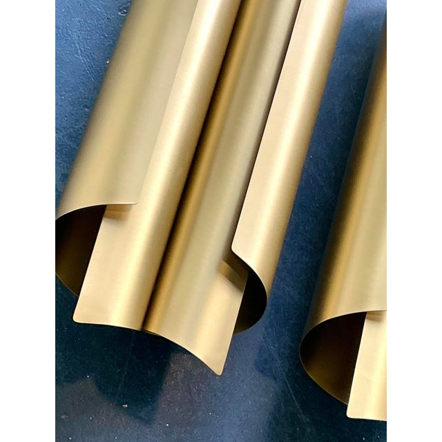 Contemporary Vintage Boho Brabbu “Cyrus” Double Cylinder Wall Light Sconce - A Pair For Sale - Image 3 of 7