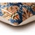 2020s Blue Ikat Silk Velvet Pillow 20x20 | Handmade Designer Accent Cushion For Sale - Image 5 of 7
