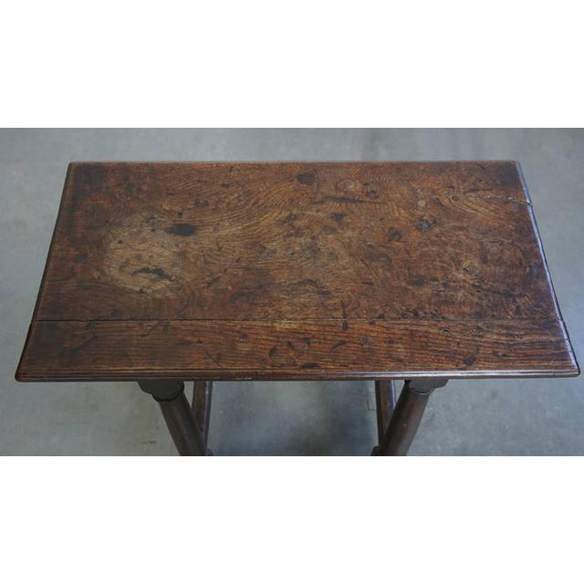 Large Antique English Side Table For Sale - Image 6 of 14