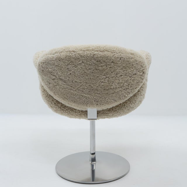 Mid-Century Modern Small Tulip Chair in Sheepskin by Pierre Paulin for Artifort, 1990s For Sale - Image 3 of 14