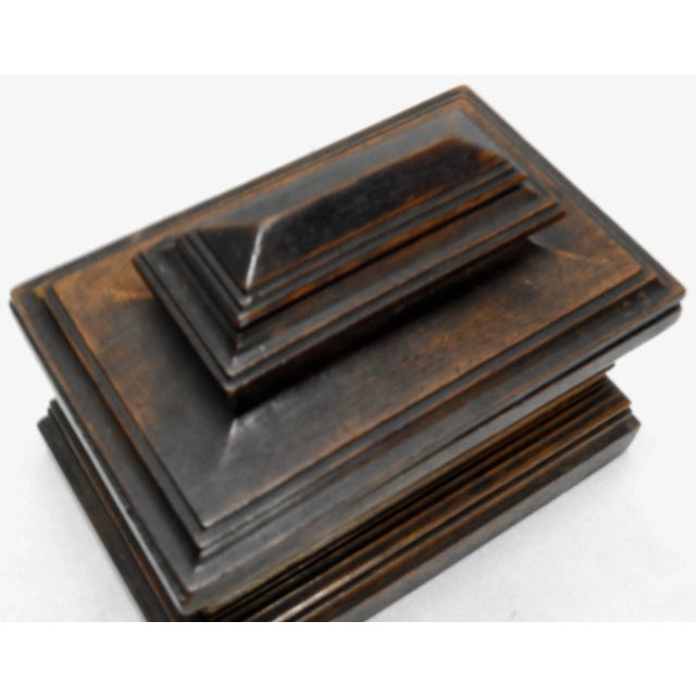 Traditional Vintage Walnut Dresser Box For Sale - Image 3 of 9