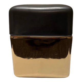 Arteriors Porcelain Cubist Decorative Box For Sale