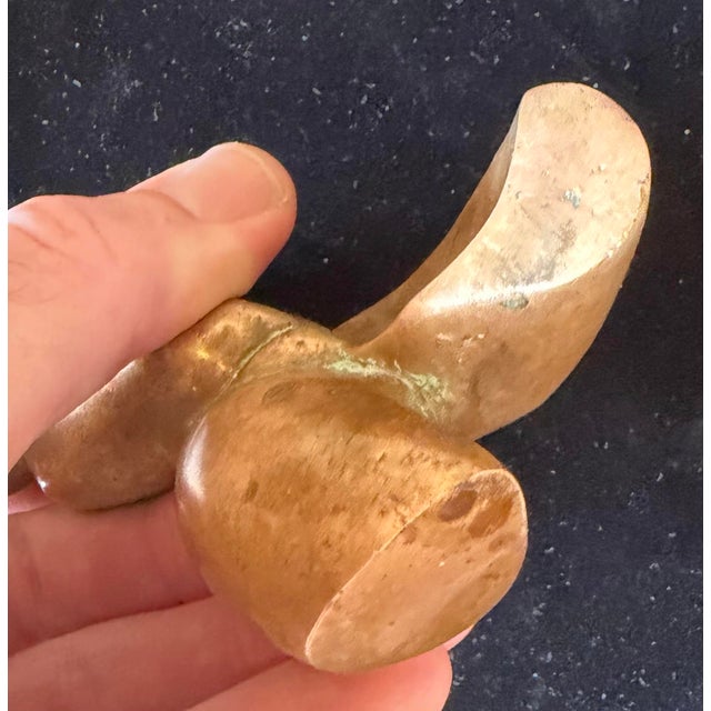 Bronze Mid-Century Modern Biomorphic Solid Bronze Female Torso Sculpture For Sale - Image 8 of 9
