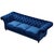 Peyton Sloped Arm Chesterfield Sofa - Blue Velvet For Sale - Image 4 of 8