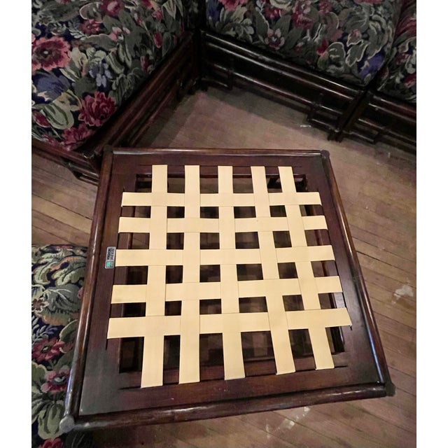 Mid 20th Century Ficks Reed Bamboo Rattan Modular Sectional Corner Chairs Chaise Couch Set For Sale - Image 11 of 12