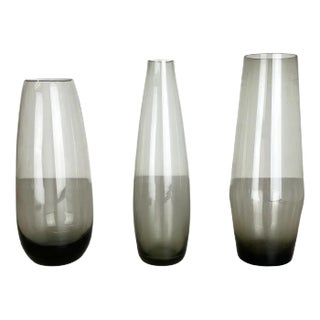 Turmalin Vases Attributed to Wilhelm Wagenfeld for WMF, Germany, 1960s, Set of 3 For Sale
