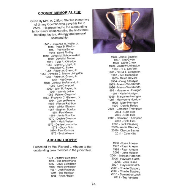 Late 20th Century "The Watch Hill Yacht Club: The First 100 Seasons 1913-2012" For Sale - Image 5 of 12