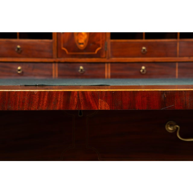 Rare American Federal Mahogany Cylinder Desk, Baltimore or Annapolis Ca. 1800 For Sale - Image 14 of 18