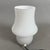 Modern Vintage Murano Glass Table Lamp in Glossy White, 1970s For Sale - Image 3 of 11
