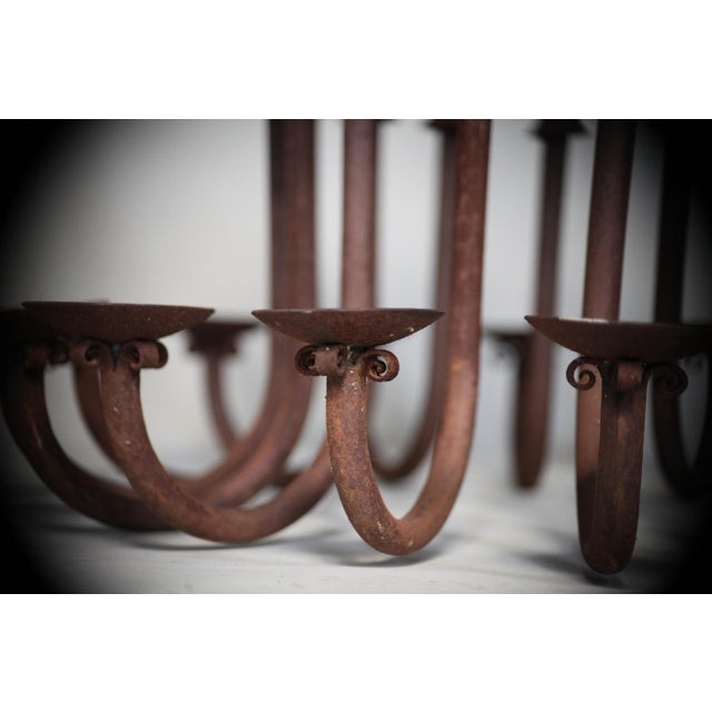 Antique Candle Chandelier, 1890s For Sale - Image 15 of 18