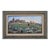 Mid 20th Century Hillside Farmhouse Landscape Oil Painting by Nevada Sperry For Sale