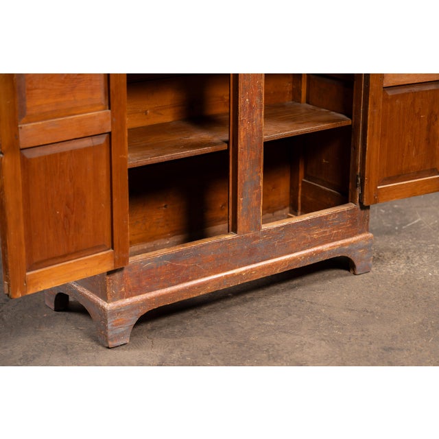 Mid-19th Century Painted Pine Cupboard For Sale - Image 12 of 17