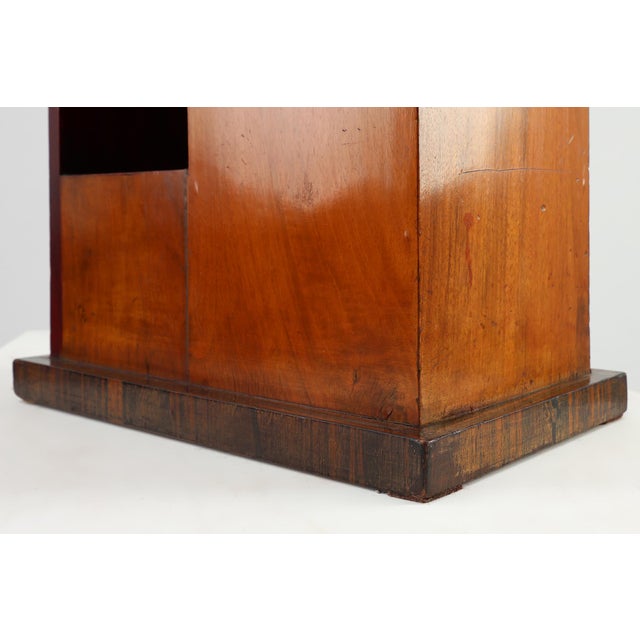 Art Deco Early Umbrella Stand in Wood and Metal, France, 1910s For Sale - Image 11 of 12