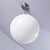 French Tabac Opal Glass Pendant Lamp, 1950s For Sale - Image 6 of 11