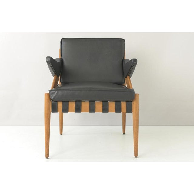 Black SE 122 A Armchair by Egon Eiermann for Wilde + Spieth, Germany, 1958 For Sale - Image 8 of 14