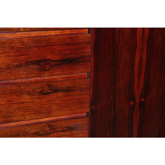 Danish Mid Century Arne Wahl Iversen Rosewood Dresser For Sale - Image 9 of 10
