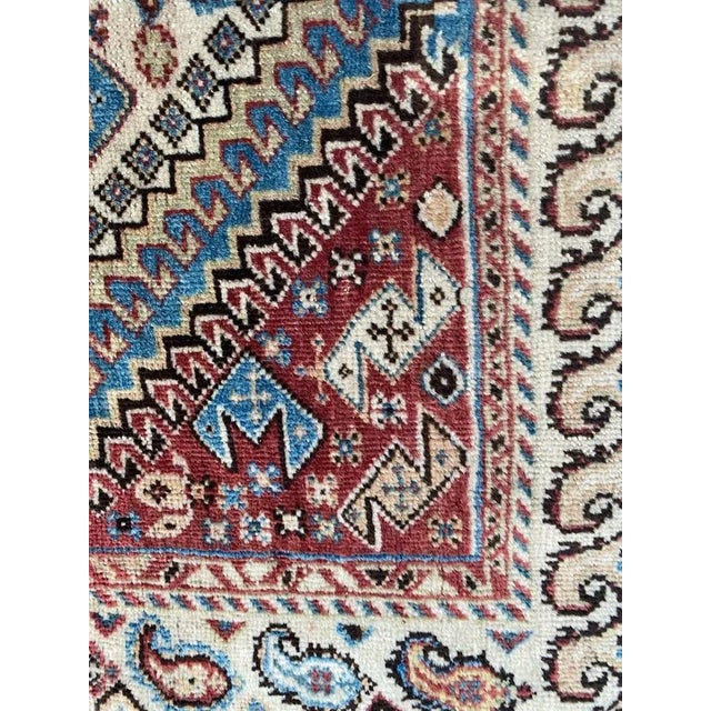 Vintage Wool Ghashghaei Rug, 1930s For Sale - Image 6 of 18