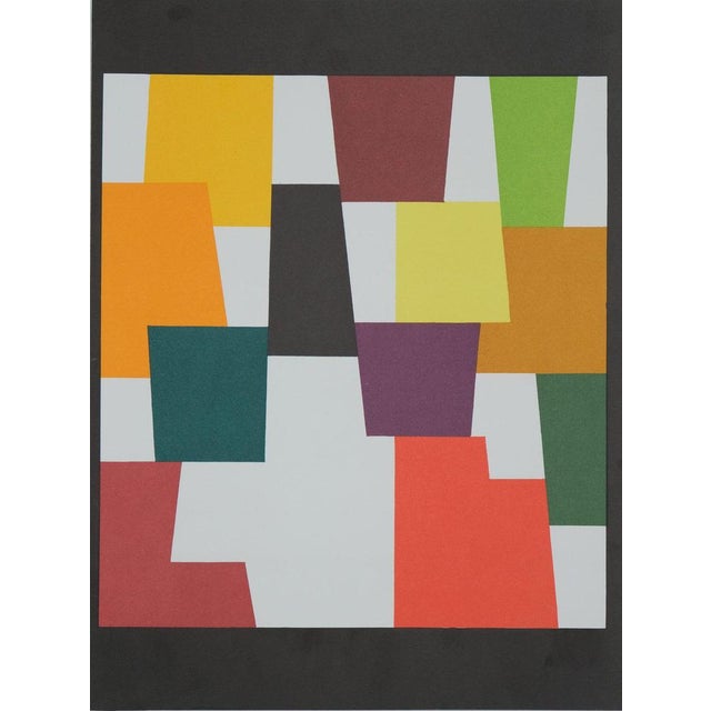 Yaacov Agam, Composition géométrique, Lithograph For Sale - Image 6 of 6