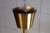 Metal Brass Ceiling Lamp attributed to Holger Johansson, Sweden, 1960s For Sale - Image 7 of 11