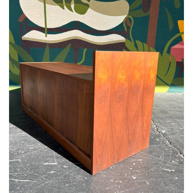 Wood Danish Modern Modular Entertainment Console For Sale - Image 7 of 13