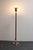 Wood Art Deco Red Painted Metal, Glass and Brass Torchiere Floor Lamp For Sale - Image 7 of 18