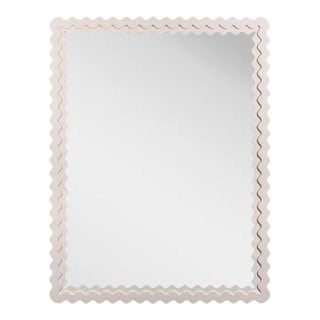 Fleur Home Carnival Chaos Rectangle Mirror in Frosted Petal, 36x48 For Sale